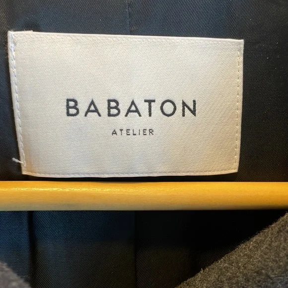 *Host Pick* Babaton aritzia bromley dark grey wool coat - Picture 3 of 11